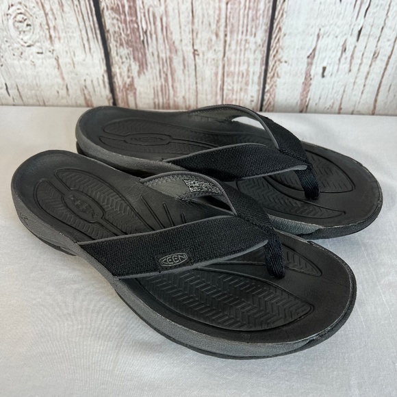 Keen Shoes Keen Womens Kona Flip Flop Sandals Slide Black Athletic